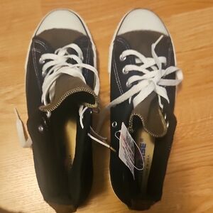 Vintage Converse Chuck Taylor All Star High Top Black Brown 2-tone Sneakers